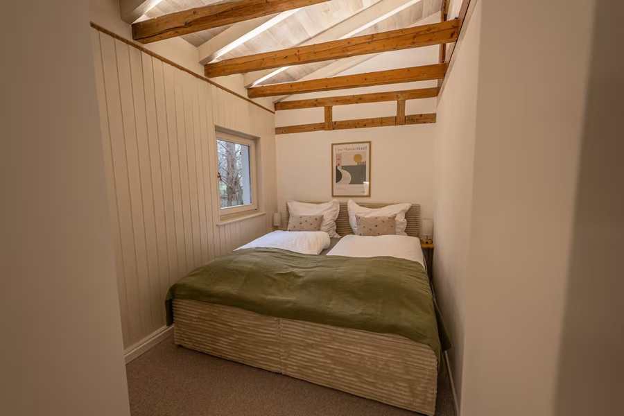 Zweites Schlafzimmer mit Doppelbett
